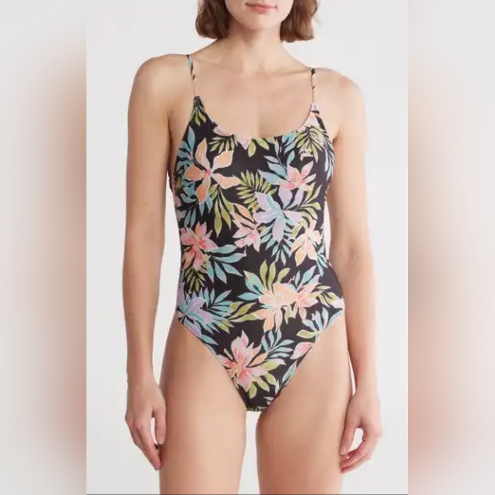 Billabong Tropical Floral One-Piece Swimsuit